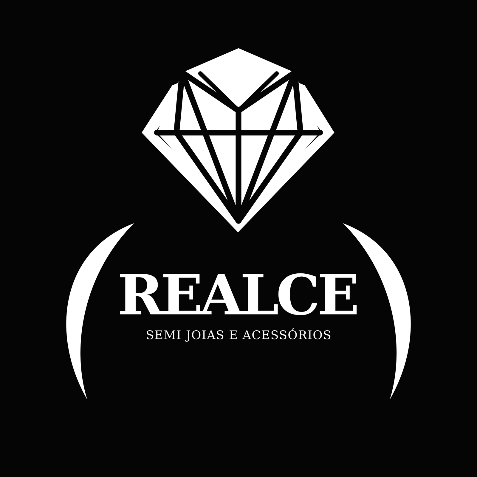 Logo da Realce, semi joias e acessórios